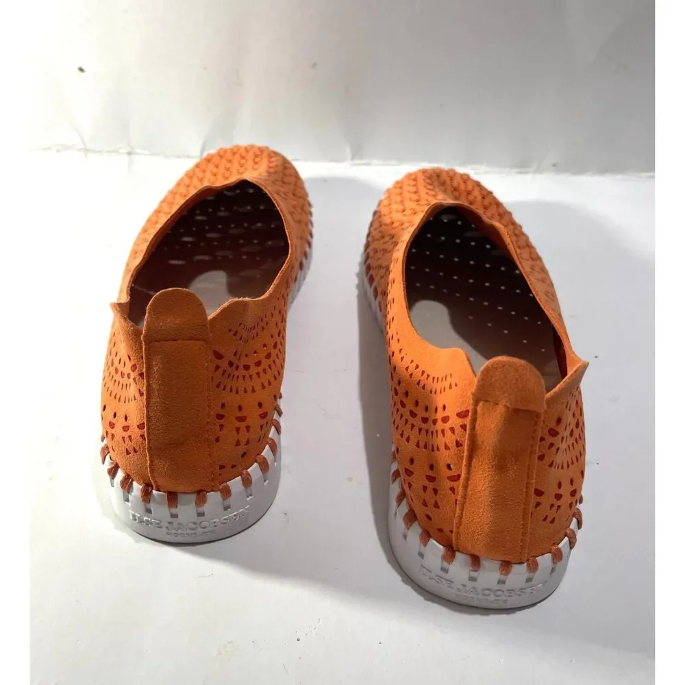 Ilse Jacobsen Tulip loafers comfort shoes slip on orange coastal women 39